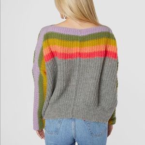 Free People Sweaters - Free People Rainbow Sweater Free People Sweaters - Free People Rainbow Sweater